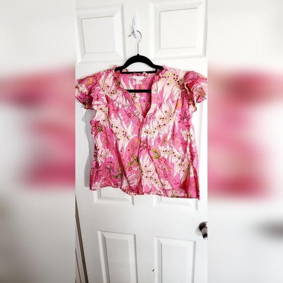 Jennifer Grace Tops - JENNIFER GRACE TOP RUFFLED SLEEVE SIZE XL